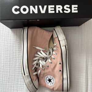 Converse Blush Canvas High-Tops